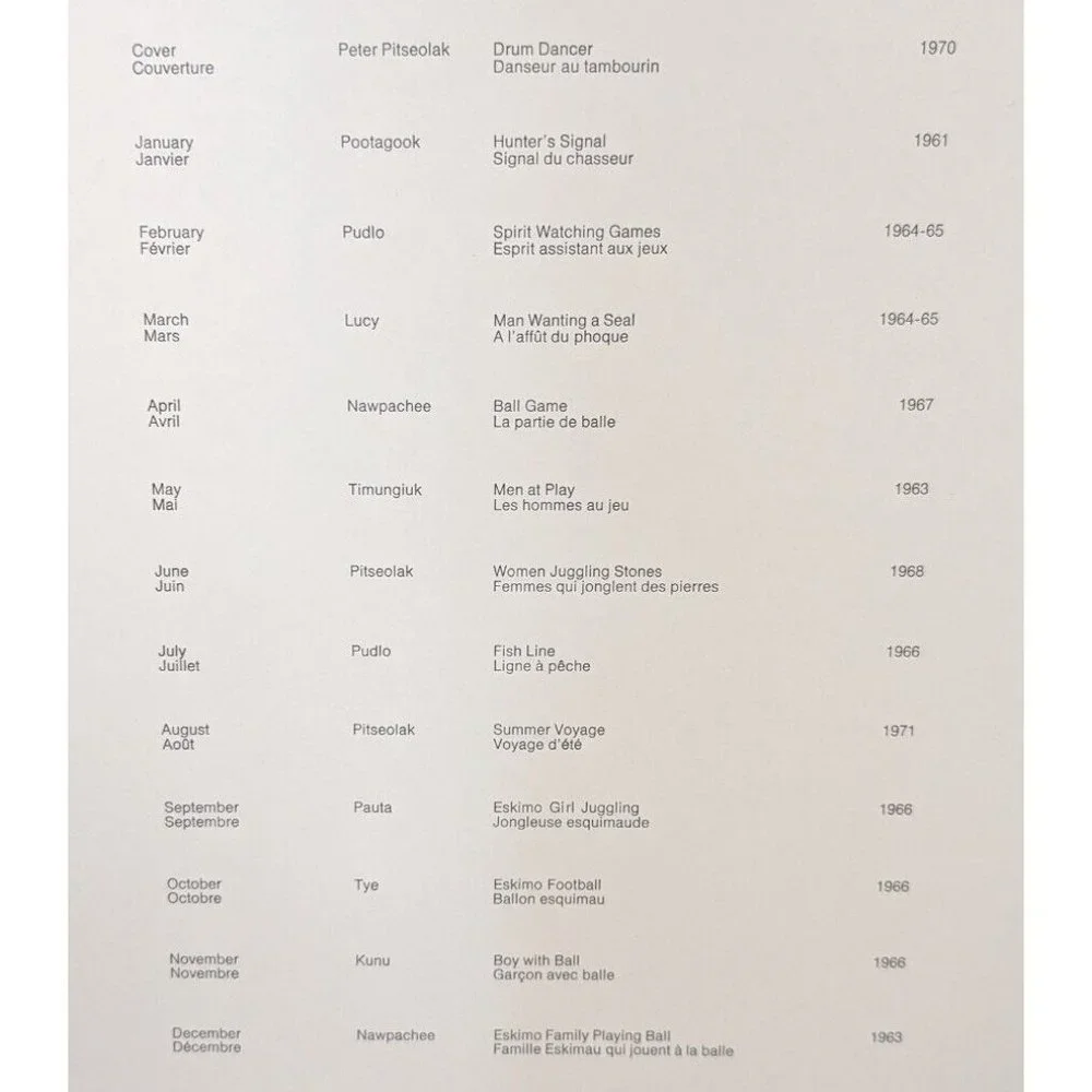 Cape Dorset 1976 cape